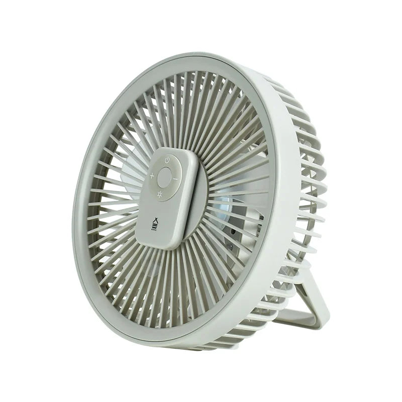 EcoFan™ USB充電式扇風機 リモコン付き 卓上・車内・アウトドア兼用