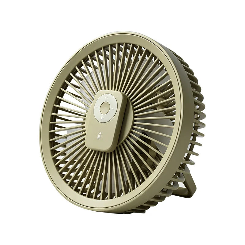 EcoFan™ USB充電式扇風機 リモコン付き 卓上・車内・アウトドア兼用