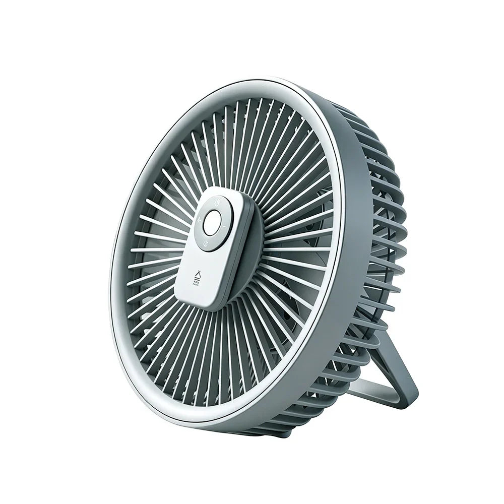 EcoFan™ USB充電式扇風機 リモコン付き 卓上・車内・アウトドア兼用
