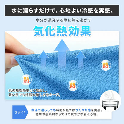 nagomiCool™ 冷感UVカットポンチョ｜抗菌・超軽量・ひんやりメッシュ