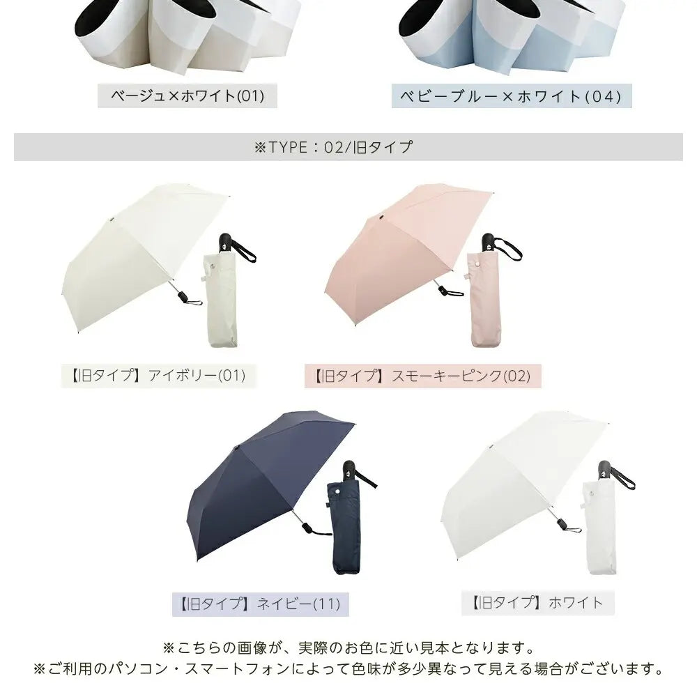 ワンタッチ自動開閉 折りたたみ日傘 100%完全遮光 UVカット 晴雨兼用 超軽量