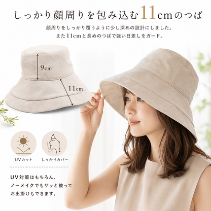 Nagomi 完全遮光UVハット