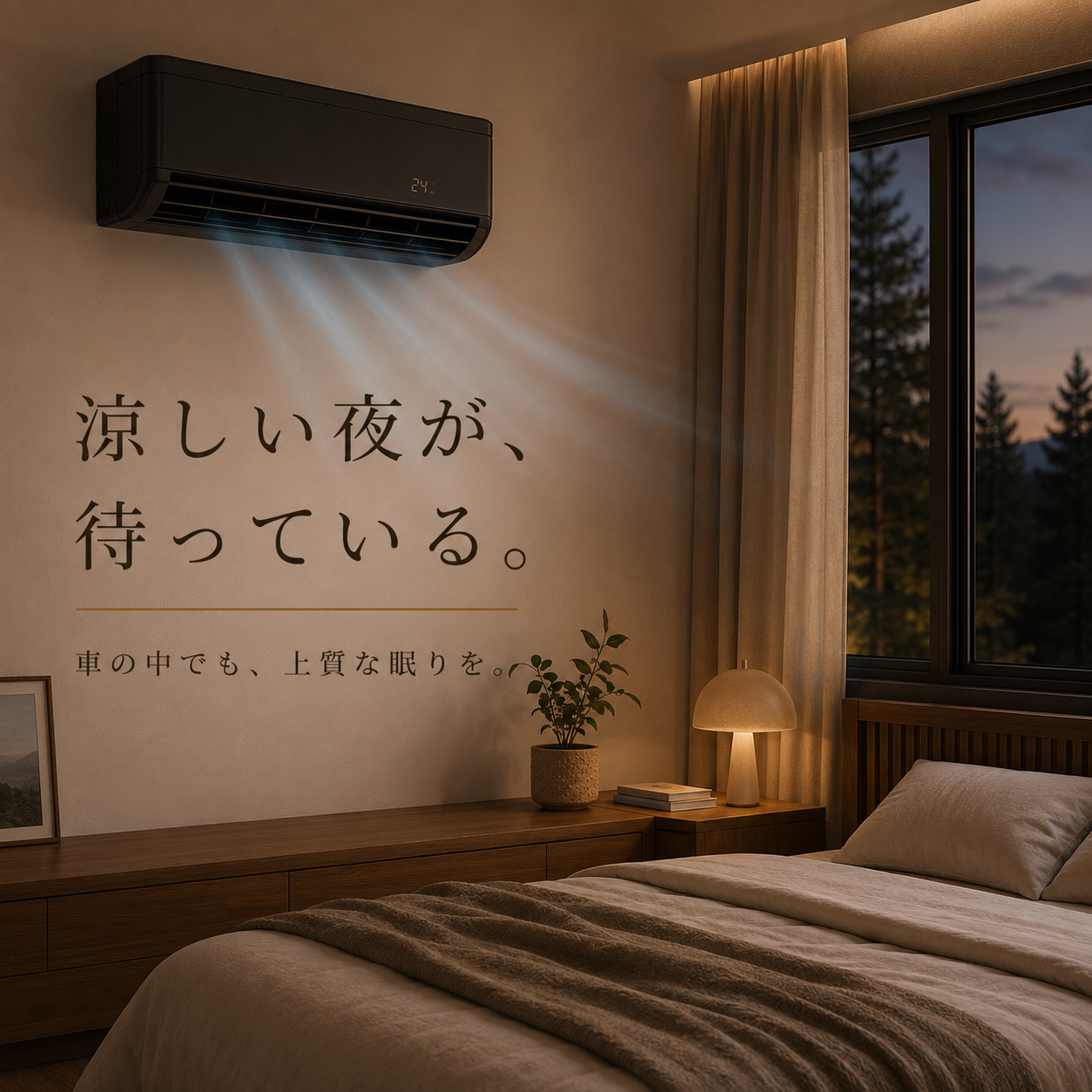 Nagomi Cooler | 車中泊・キャンプ用 充電式冷風機