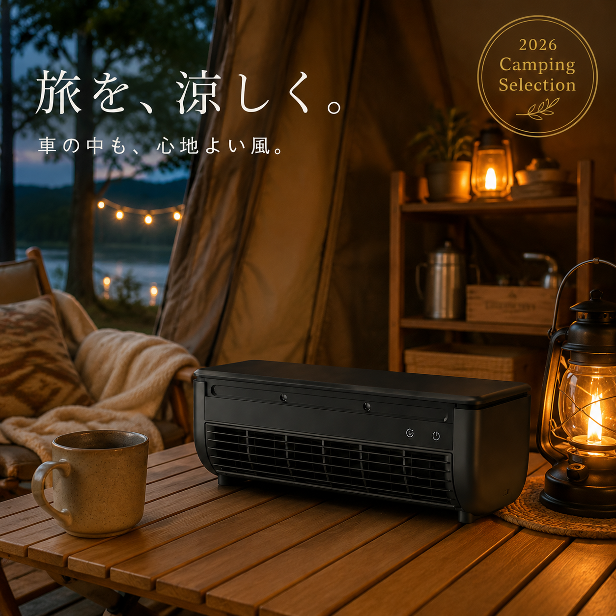 Nagomi Cooler | 車中泊・キャンプ用 充電式冷風機