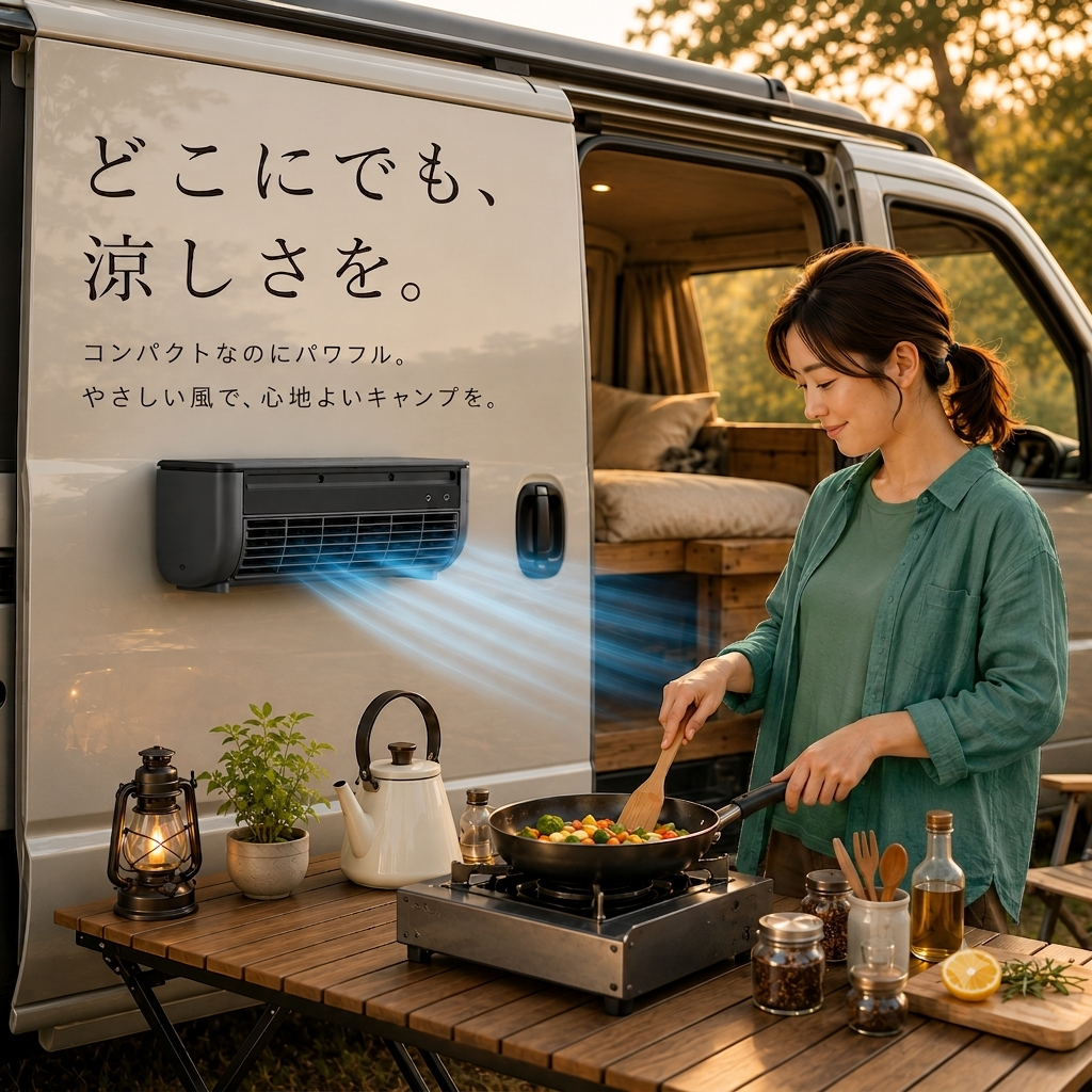 Nagomi Cooler | 車中泊・キャンプ用 充電式冷風機