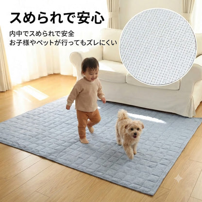 CoolNest™ 冷感ラグ｜接触冷感・丸洗いOK・北欧デザイン